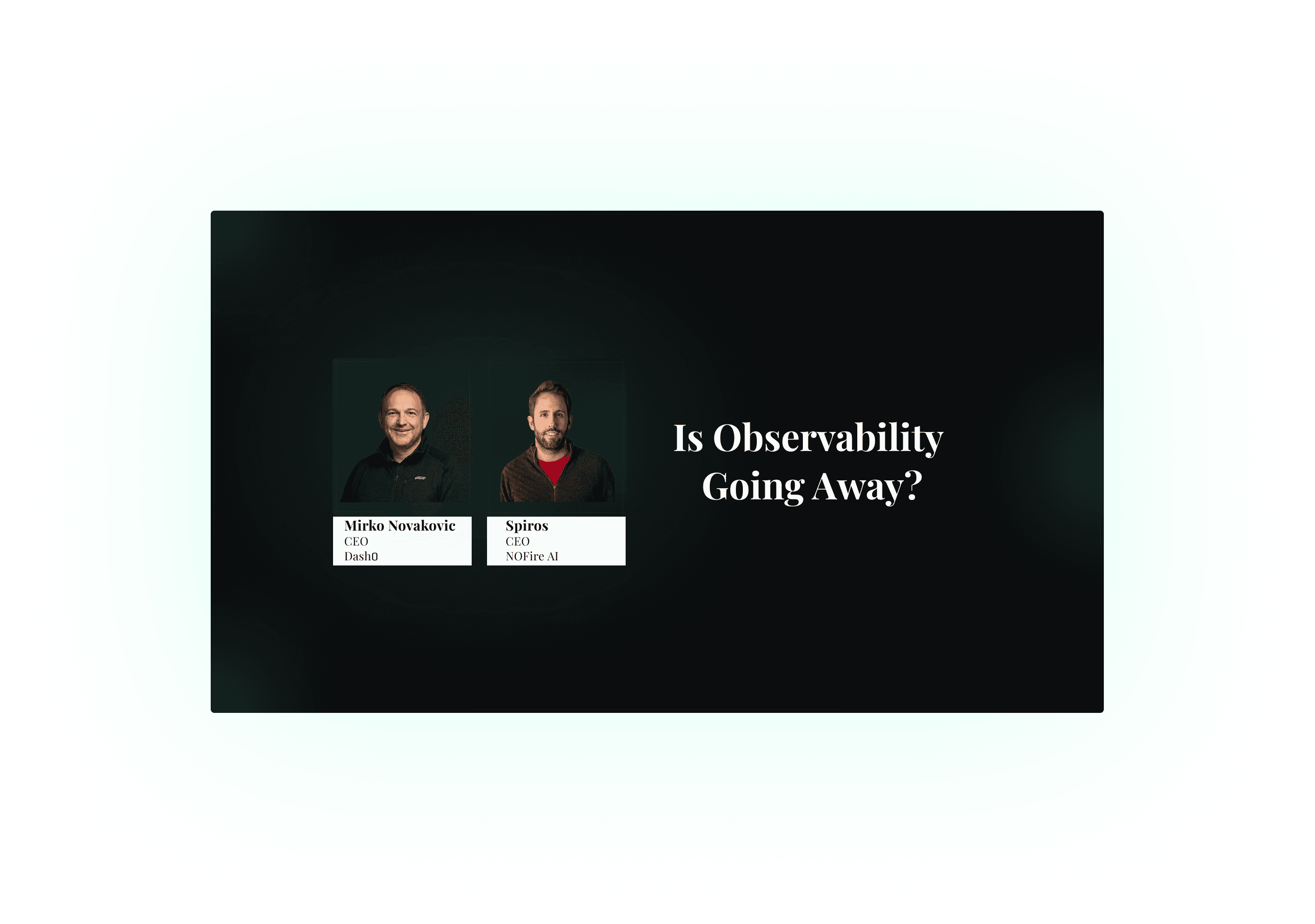 Is Observability Going Away?