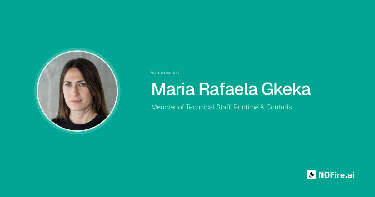 Welcoming Maria Rafaela Gkeka